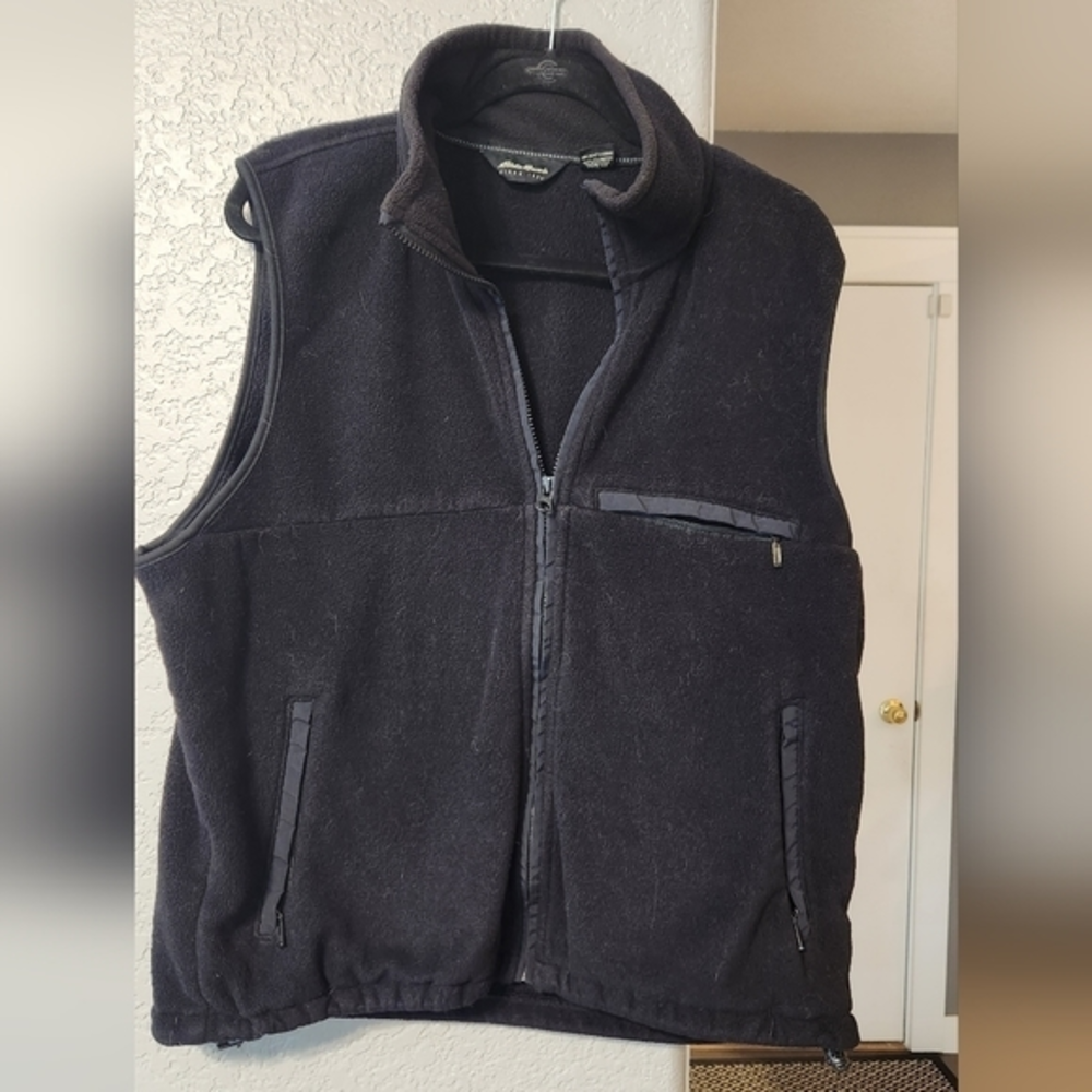 Eddie Bauer Zip‎ Up Fleece Vest, Size M